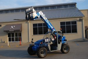 A Motorcycle Is Parked In Front Of A Building